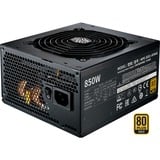 Cooler Master , 850 Watt voeding  Zwart