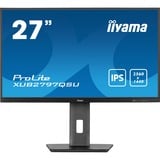 iiyama Prolite XUB2797QSU-B1 27" monitor Zwart, 100Hz, HDMI, DisplayPort, USB, Audio, Adaptive Sync