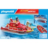 PLAYMOBIL Action Heroes - Brandweerboot Constructiespeelgoed 71598