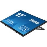 iiyama ProLite T2755QSC-B1 27" touchscreen monitor Zwart, Touch, HDMI, DisplayPort, USB, Audio 