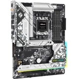 ASRock X670E Steel Legend socket AM5 moederbord Zilver/zwart, RAID, 2.5Gb-LAN, WLAN, BT, Sound, ATX