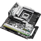 ASRock X670E Steel Legend socket AM5 moederbord Zilver/zwart, RAID, 2.5Gb-LAN, WLAN, BT, Sound, ATX