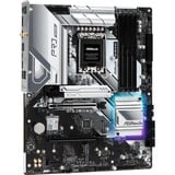 ASRock Z790 PRO RS WIFI socket 1700 moederbord Zilver/zwart, RAID, 2.5 Gb-LAN, Wi-Fi, BT, Sound, ATX