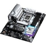 ASRock Z790 PRO RS WIFI socket 1700 moederbord Zilver/zwart, RAID, 2.5 Gb-LAN, Wi-Fi, BT, Sound, ATX