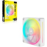 Corsair iCUE LINK LX120 RGB case fan Wit, 4-pins PWM fan-connector