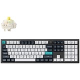 Keychron Q6 Max-M4 QMK, toetsenbord Zwart, BE Lay-out, Gateron Jupiter Banana, RGB leds, Hot-swappable, Bluetooth, 2.4GHz