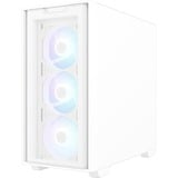 ASUS A21 PLUS TG ARGB mini tower behuizing Wit | 2x USB-A | RGB | Window