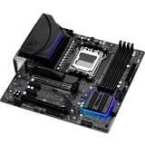 ASRock B650M PG Riptide socket AM5 moederbord Zwart, RAID, 2.5 Gb-LAN, Sound, µATX