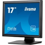 iiyama ProLite T1731SR-B1S 17" monitor Zwart (mat), Touch, USB, HDMI, Audio, DisplayPort