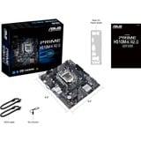 ASUS PRIME H510M-K R2.0 socket 1200 moederbord Zwart/grijs, Gb-LAN, Sound, µATX