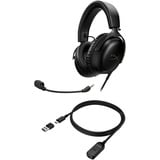 HyperX Cloud III over-ear gaming headset Zwart, Pc, PS5, PS4, Xbox Series X|S, Xbox One, Nintendo Switch