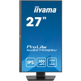 iiyama ProLite XUB2793QSU-B6 27" monitor Zwart, 100Hz, HDMI, DisplayPort, USB, Audio, AMD FreeSync 