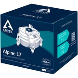 ARCTIC Alpine 17 cpu-koeler Zwart/wit, 4-pins PWM fan-connector