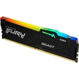 Kingston FURY 16 GB DDR5-6000 werkgeheugen Zwart, KF560C36BBE2A-16, Beast RGB, EXPO