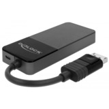 DeLOCK DisplayPort 1.4 > 3x HDMI MST displayport splitter Zwart, 0,125 meter