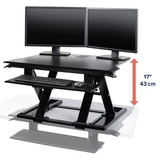 Ergotron WorkFit-TX Standing Desk Converter standaard Zwart