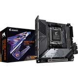 GIGABYTE B650I AORUS ULTRA socket AM5 moederbord Zwart/zilver, RAID, 2.5 Gb-LAN, Wi-Fi 6E, BT 5.2, Sound, Mini-ITX