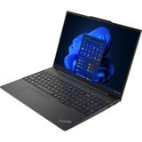 Lenovo ThinkPad E16 Gen 1 (21JN000EMB) 16" laptop Zwart | Core  i7-1355U | Iris Xe Graphics | 16 GB | 512 GB SSD