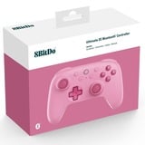 8BitDo Ultimate 2C Bluetooth Controller Roze, Bluetooth, USB, Nintendo Switch