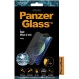 PanzerGlass iPhone 12 mini - Privacy screenprotector Zwart