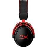 HyperX Cloud Alpha Wireless over-ear gaming headset Zwart/rood