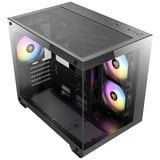 Antec CX600M RGB mini tower behuizing Zwart | 3x USB-A | Tempered Glass