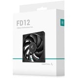 DeepCool DeepCool FD12 120x120x25 bk case fan Zwart