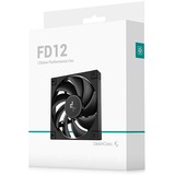 DeepCool FD12 case fan Zwart, 4-pins PWM fan-connector