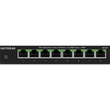 Netgear 8-Port 2.5G Multi-Gigabit Ethernet Unmanaged Switch Zwart, Unmanaged