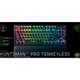 Razer Huntsman V3 Pro TKL, gaming toetsenbord Zwart, US lay-out, Razer Analog Optical, TKL, RGB leds, Doubleshot PBT