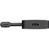 Sitecom USB-C naar 4x USB-C 10 Gbps usb-hub Grijs