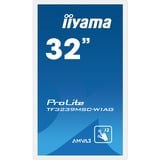 iiyama Prolite TF3239MSC-W1AG 31.5" Public Display Wit, Touch, VGA, HDMI, DisplayPort, Audio