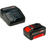 Einhell Power X-Change Starter-Kit 18V 4Ah oplader Zwart/rood, Accu en oplader inbegrepen