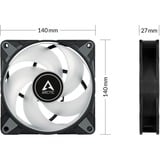 ARCTIC P14 PWM PST A-RGB case fan Zwart, 3 stuks