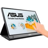 ASUS ZenScreen MB16AMTR 15.6" touchscreen monitor Zwart, Mini HDMI, USB-C, Touch