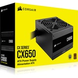 Corsair CX650, 650 Watt voeding  Zwart, 2x PCIe