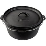 Grill Guru Cast Iron Dutch Oven Large kookpan Zwart