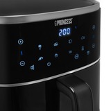 Princess 182238 Digitale Airfryer 4L heteluchtfriteuse Zwart, 4 liter| hetelucht | verstelbaar Airfryerrek | BPA-vrij