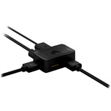 Corsair iCUE LINK 4-Way Signal splitter box Zwart