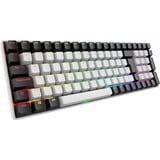 Sharkoon SKILLER SGK50 S2, gaming toetsenbord Wit, BE Lay-out, Gateron Brown, RGB leds, Hot-swappable