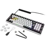 Sharkoon SKILLER SGK50 S2, gaming toetsenbord Wit, BE Lay-out, Gateron Brown, RGB leds, Hot-swappable