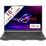 ASUS ROG Strix G16 (G614JV-N3134W) 16"  gaming laptop Grijs | Core i7-13650HX | RTX 4060 | 16 GB | 1 TB SSD | 165 Hz