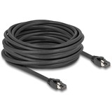 DeLOCK Patchkabel S/FTP, RJ-45 met Cat.8.1 Zwart, 10 meter