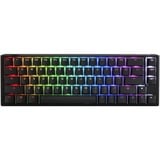 Ducky One 3 SF, gaming toetsenbord Zwart/zilver, BE Lay-out, Cherry MX Silent Red, RGB leds, 65%, ABS