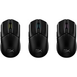 HyperX Pulsefire Haste 2 mini gaming muis Zwart, 400 - 26,000 DPI, 2.4 GHz / Bluetooth / USB-C