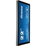 iiyama ProLite TF2234MC-B7X 22" Public Display Zwart, Touch, VGA, HDMI, DisplayPort