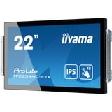 iiyama ProLite TF2234MC-B7X 22" Public Display Zwart, Touch, VGA, HDMI, DisplayPort