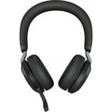 Jabra Evolve2 75 on-ear headset Zwart, Link380c, Microsoft Teams