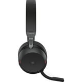 Jabra Evolve2 75 on-ear headset Zwart, Link380c, Microsoft Teams