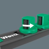 Wera 9608 Dop-magneetstrip B Impaktor Imperial 1 dopsleutel Zwart/groen, 9‑delig